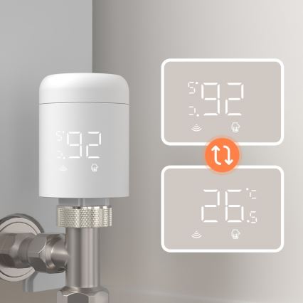 Immax NEO 07554L - Termostaatventiili pea 3×AA