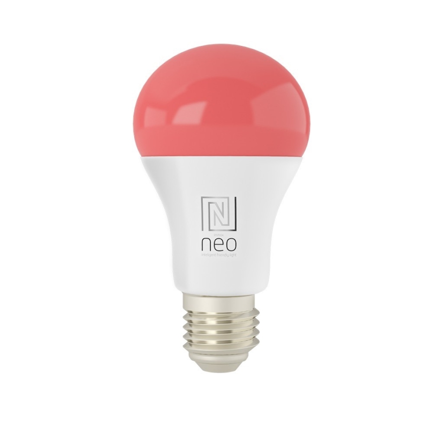 Immax NEO 07712L - LED RGB+CCT Hämardatav pirn NEO LITE Smart E27/9W/230V Wi-Fi Tuya 2200 - 6500K