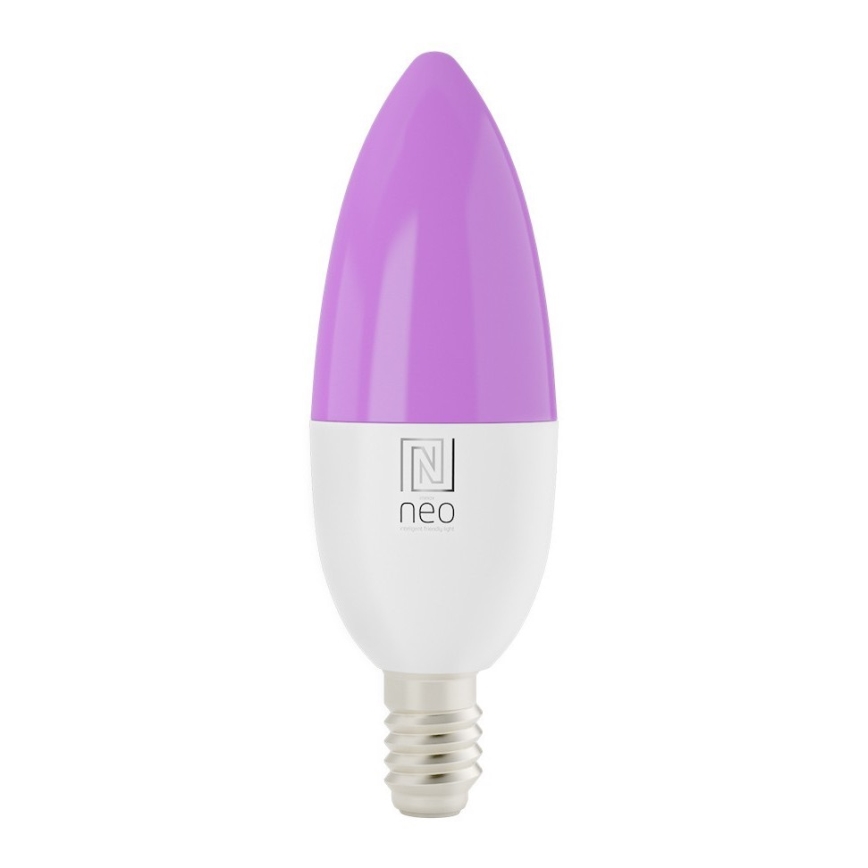 Immax NEO 07716L - LED RGB+CCT Hämardatav pirn E14/5,5W/230V 2700K Wi-Fi Tuya
