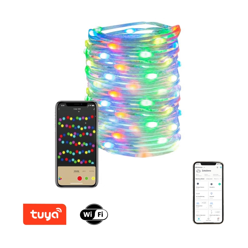 Immax NEO 07736L - LED RGB Hämardatav väli riba NEO LITE LED/8,4W/230V 16 m IP44 Wi-Fi Tuya