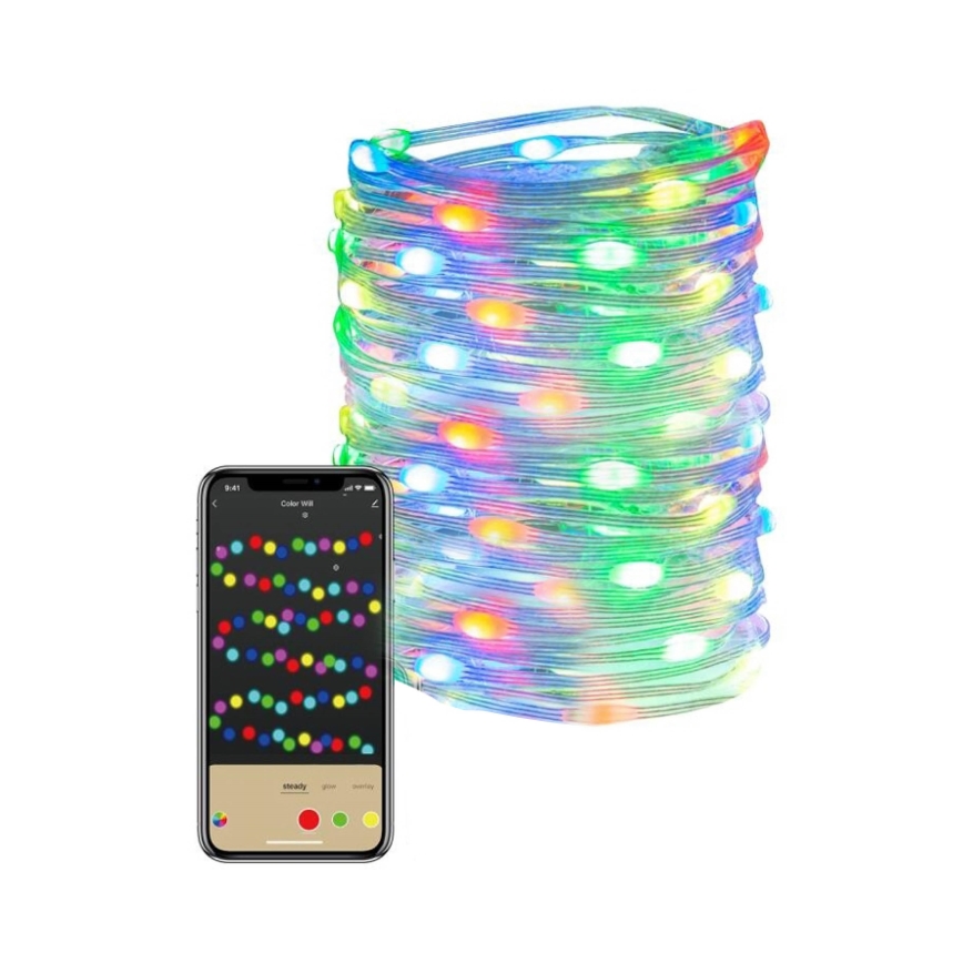Immax NEO 07736L - LED RGB Hämardatav väli riba NEO LITE LED/8,4W/230V 16 m IP44 Wi-Fi Tuya