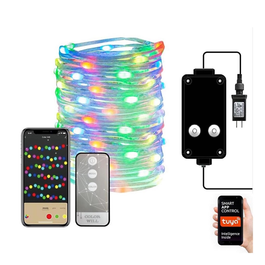 Immax NEO 07736L - LED RGB Hämardatav väli riba NEO LITE LED/8,4W/230V 16 m IP44 Wi-Fi Tuya