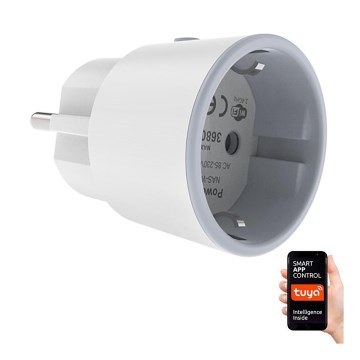 Immax NEO 07737L - Nutikas pistikupesa NEO LITE 3680W/230V/16A Wi-Fi Tuya SCHUKO