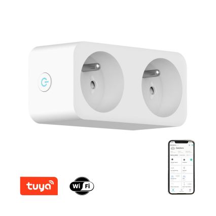 Immax NEO 07751L - Nutikas pistikupesa jagaja NEO LITE 2x16A/230V Wi-Fi Tuya