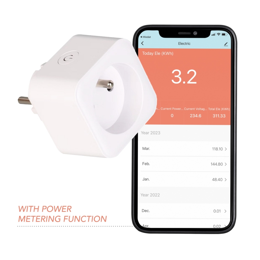 Immax NEO 07762L - Nutipistik NEO LITE 3680W/230V/16A Wi-Fi Tuya