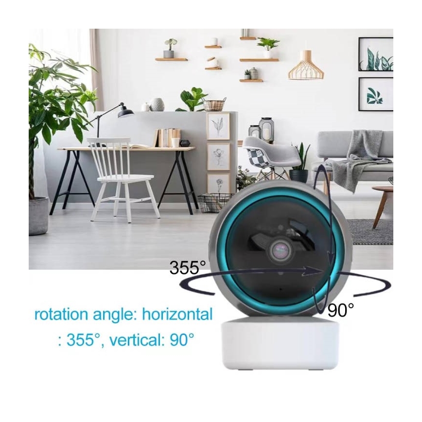 Immax NEO 07781L  - Nutikas sisekaamera anduriga EYE NEO LITE 355° P/T 5MP Wi-Fi Tuya