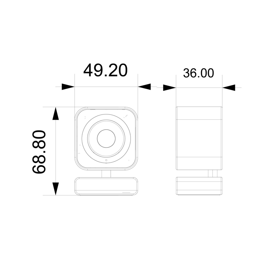 Immax NEO 07796L-Nutikas sise kaamera anduriga LITTLE CUBE 3MP 5V Wi-Fi Tuya