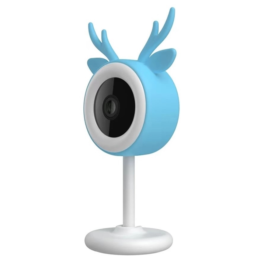 Immax NEO 07797L - Nutikas laetav beebimonitor 5V Wi-Fi Tuya sinine