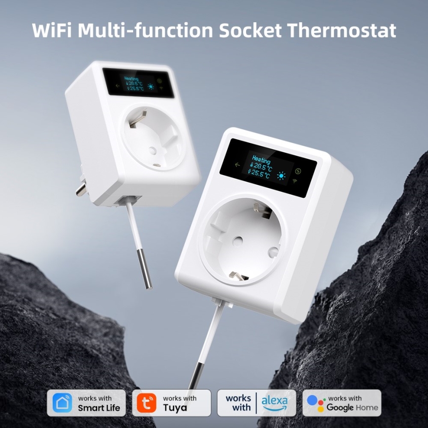 Immax NEO 07811L - nutipistikupesa termomeetriga F 3680W Wi-Fi