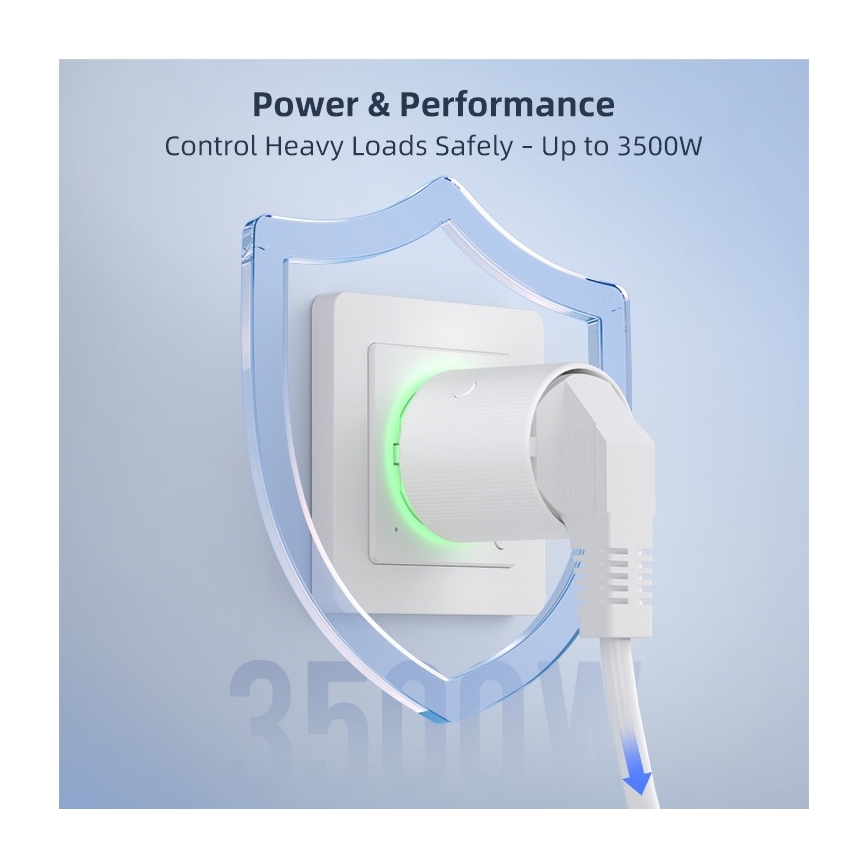 Immax NEO 07813L - Nutikas pistikupesa F 3500W Wi-Fi