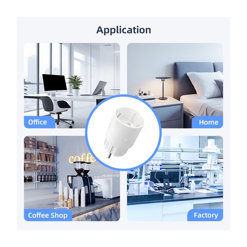 Immax NEO 07813L - Nutikas pistikupesa F 3500W Wi-Fi