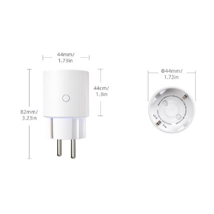 Immax NEO 07813L - Nutikas pistikupesa F 3500W Wi-Fi