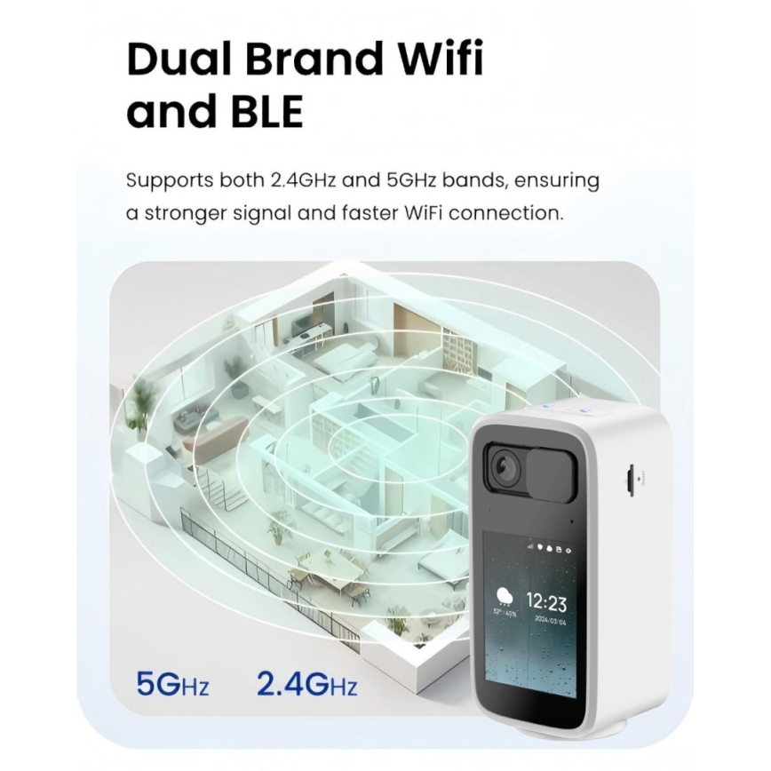 Immax NEO 07814L - Nutikas siseruumikaamera 4 MP anduriga, 5 V toite ja Wi‑Fi‑ühendusega