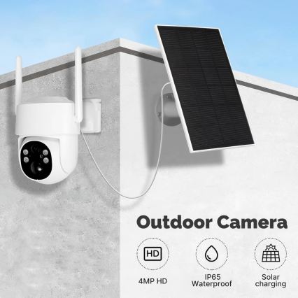 Immax NEO 07820L - Nutikas välitingimustesse mõeldud päikesetoitega kaamera anduriga, 6000 mAh, IP65