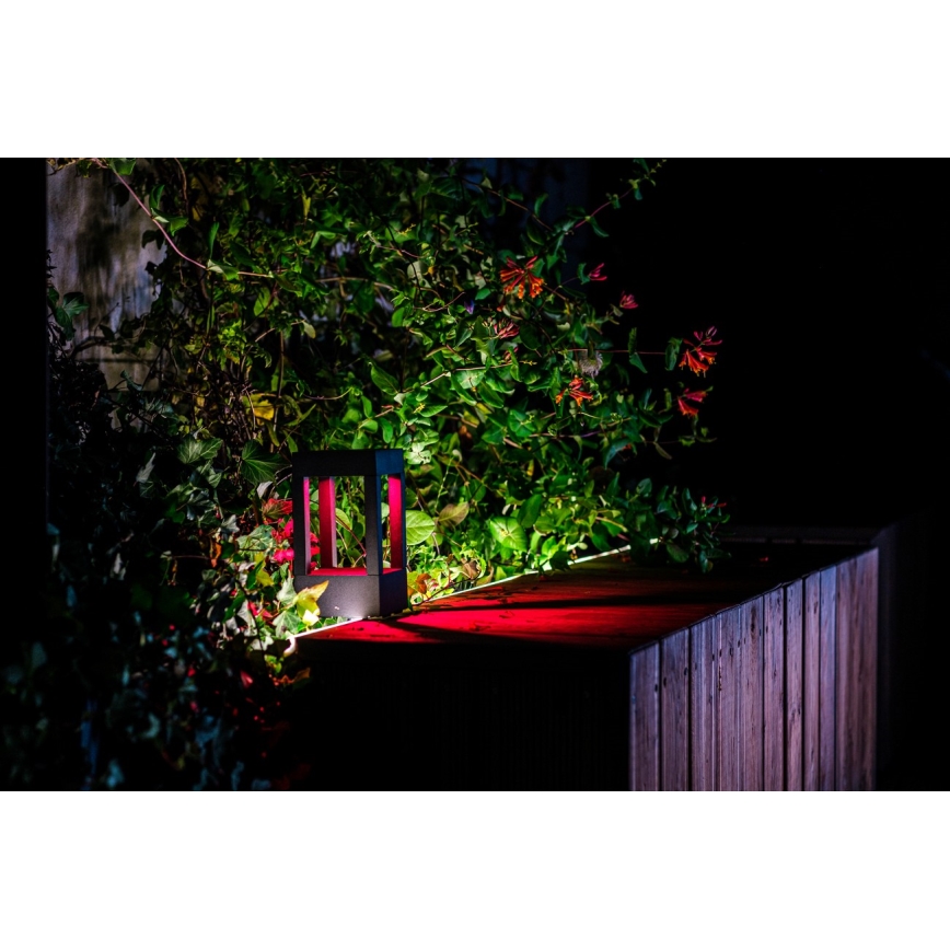 Immax NEO 07902L - LED RGB+CCT Väli hämardatav lamp NEO LITE CUBE LED/10W/230V 2700-6500K IP67 Wi-Fi Tuya must