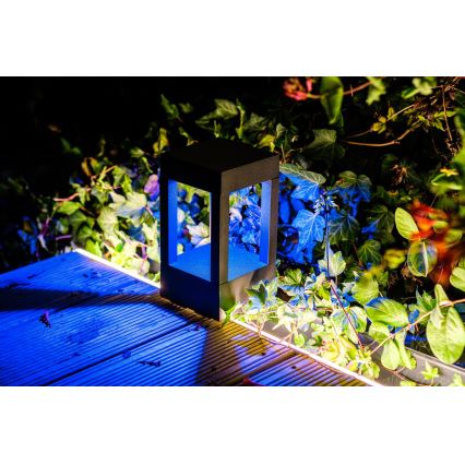 Immax NEO 07902L - LED RGB+CCT Väli hämardatav lamp NEO LITE CUBE LED/10W/230V 2700-6500K IP67 Wi-Fi Tuya must