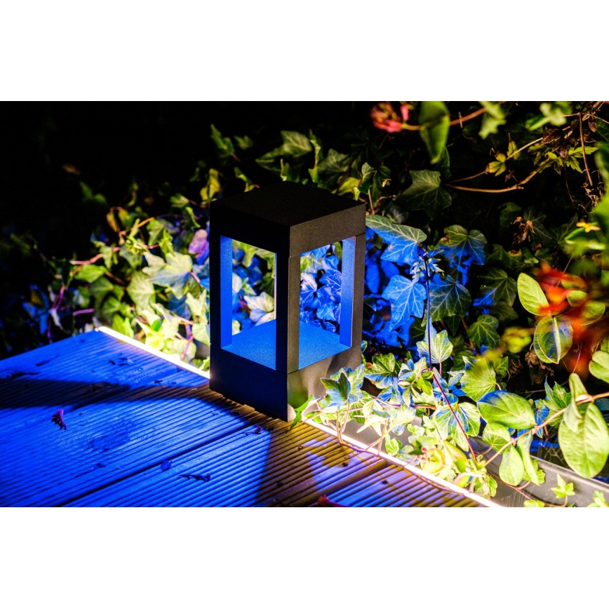 Immax NEO 07902L - LED RGB+CCT Väli hämardatav lamp NEO LITE CUBE LED/10W/230V 2700-6500K IP67 Wi-Fi Tuya must