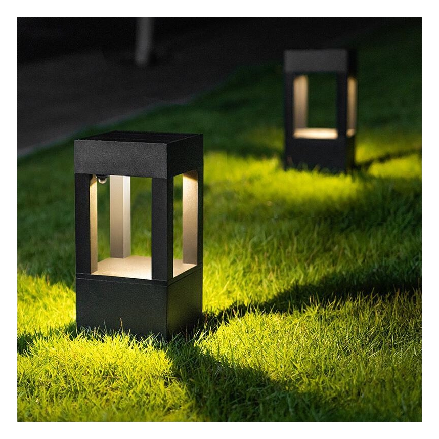 Immax NEO 07902L - LED RGB+CCT Väli hämardatav lamp NEO LITE CUBE LED/10W/230V 2700-6500K IP67 Wi-Fi Tuya must