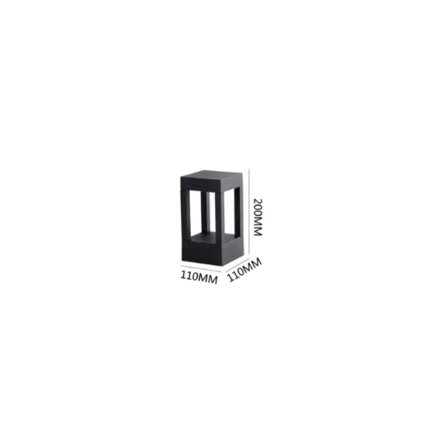 Immax NEO 07902L - LED RGB+CCT Väli hämardatav lamp NEO LITE CUBE LED/10W/230V 2700-6500K IP67 Wi-Fi Tuya must