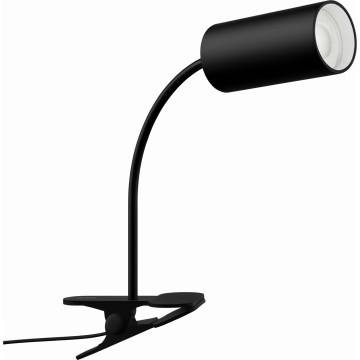 Immax NEO 08293L - painduv klambriga lamp PUNTO 1xGU10/9W/230V must
