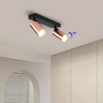 Immax NEO 08302L - PUNTO spottvalgusti 2xGU10/9W/230V roosakuldne