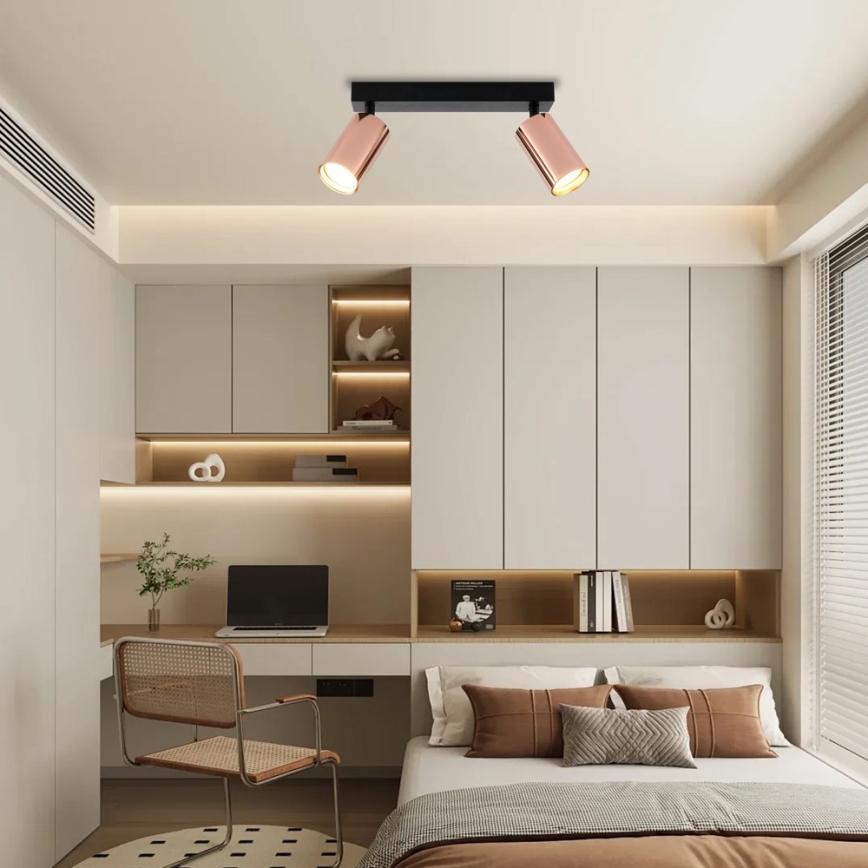Immax NEO 08302L - PUNTO spottvalgusti 2xGU10/9W/230V roosakuldne