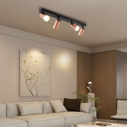 Immax NEO 08303L - Suunavalgusti PUNTO 4xGU10/9W/230V roosakuld