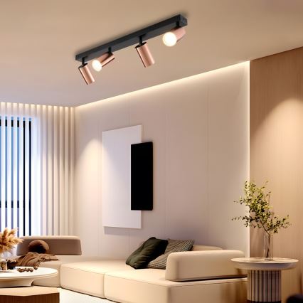Immax NEO 08303L - Suunavalgusti PUNTO 4xGU10/9W/230V roosakuld