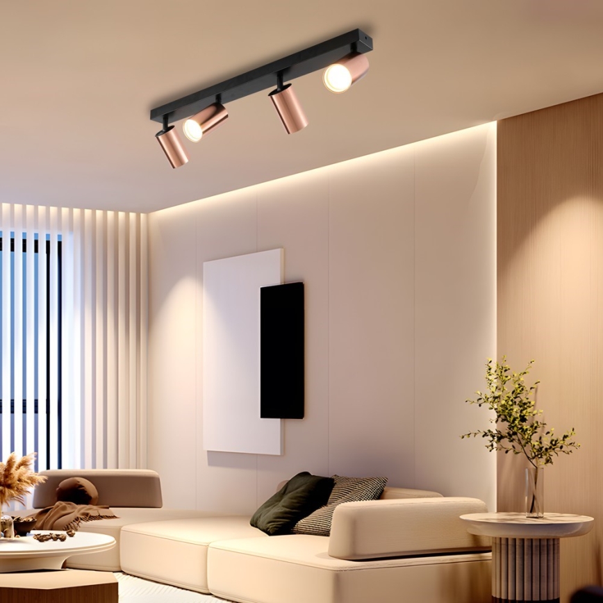 Immax NEO 08303L - Suunavalgusti PUNTO 4xGU10/9W/230V roosakuld