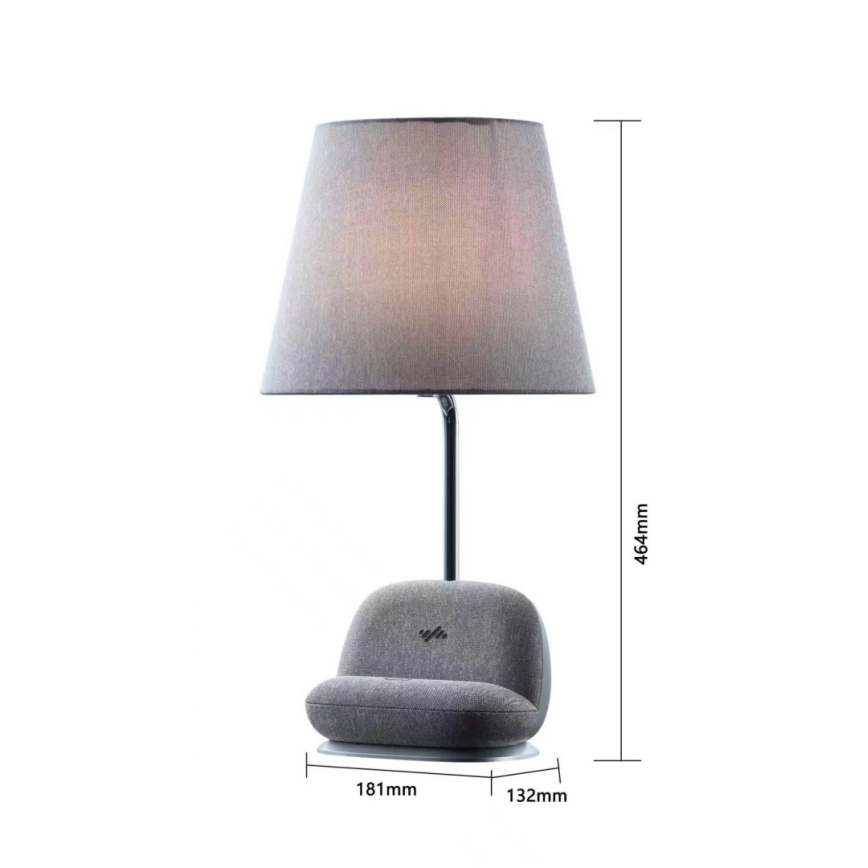 Immax NEO 09109L - LED-hämardatav laualamp traadita Qi-laadimisega SOFA LED/6W/230V hall