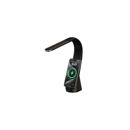 Immax NEO 09110L - hämardatav LED-laualamp traadita laadimisega MAGIC LED/5W/230V, must