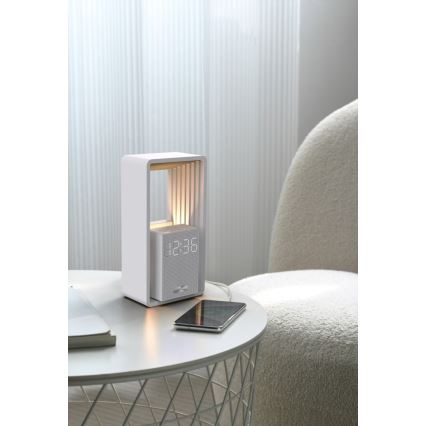 Immax NEO 09113L - LED laualamp äratuskella ja laadimisfunktsiooniga CALM LED/3,5W/5V