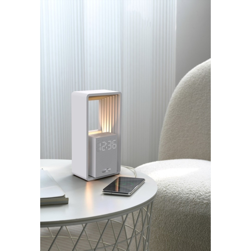 Immax NEO 09113L - LED laualamp äratuskella ja laadimisfunktsiooniga CALM LED/3,5W/5V