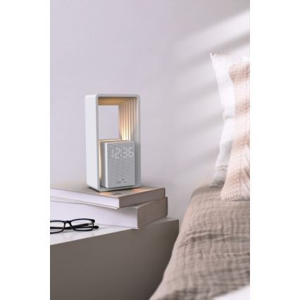 Immax NEO 09113L - LED laualamp äratuskella ja laadimisfunktsiooniga CALM LED/3,5W/5V