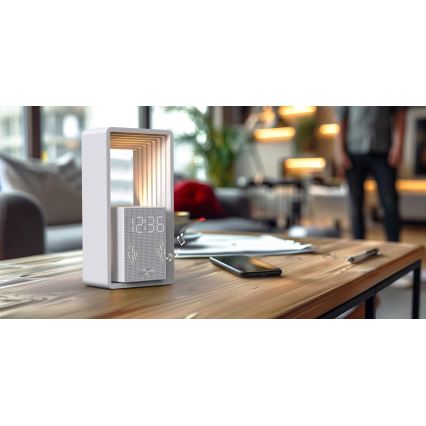 Immax NEO 09113L - LED laualamp äratuskella ja laadimisfunktsiooniga CALM LED/3,5W/5V