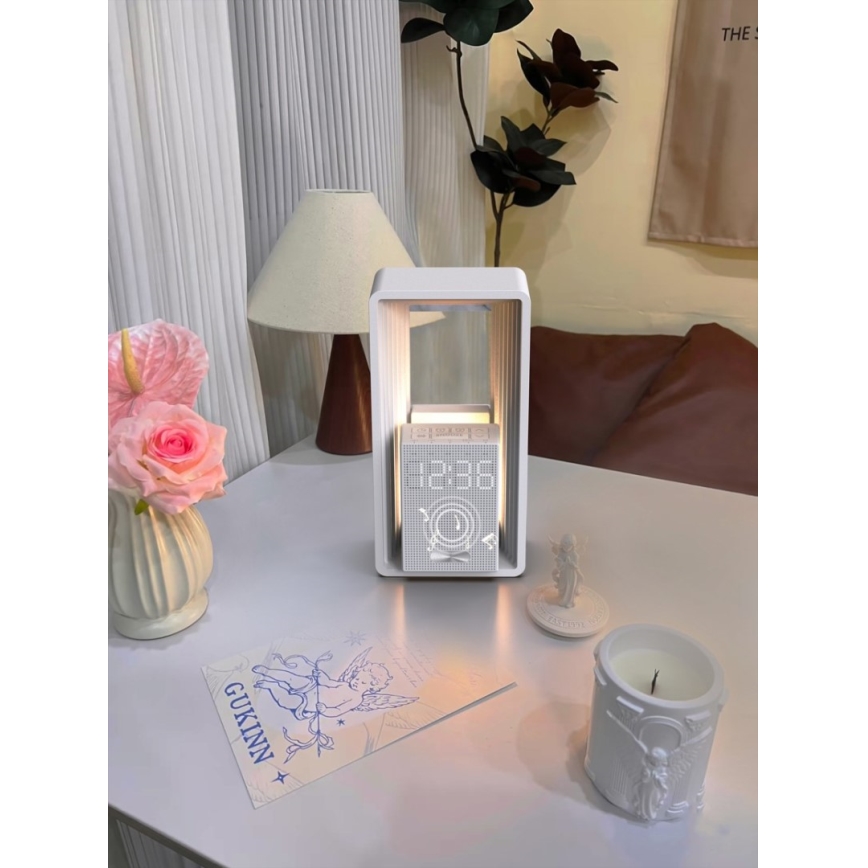 Immax NEO 09113L - LED laualamp äratuskella ja laadimisfunktsiooniga CALM LED/3,5W/5V
