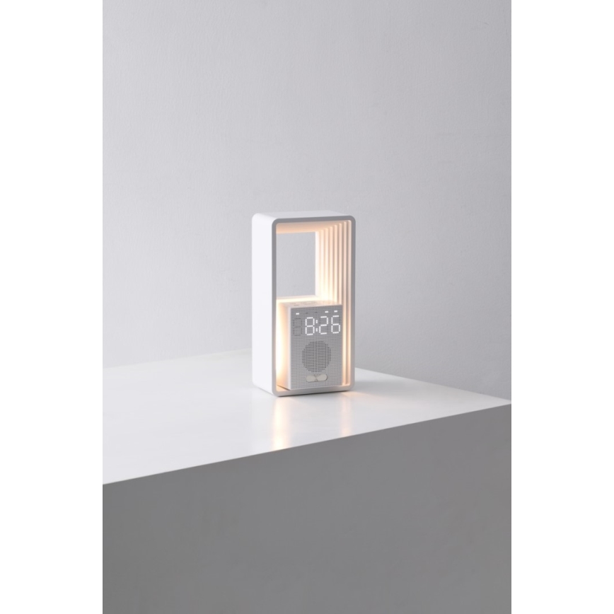 Immax NEO 09113L - LED laualamp äratuskella ja laadimisfunktsiooniga CALM LED/3,5W/5V