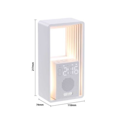 Immax NEO 09113L - LED laualamp äratuskella ja laadimisfunktsiooniga CALM LED/3,5W/5V