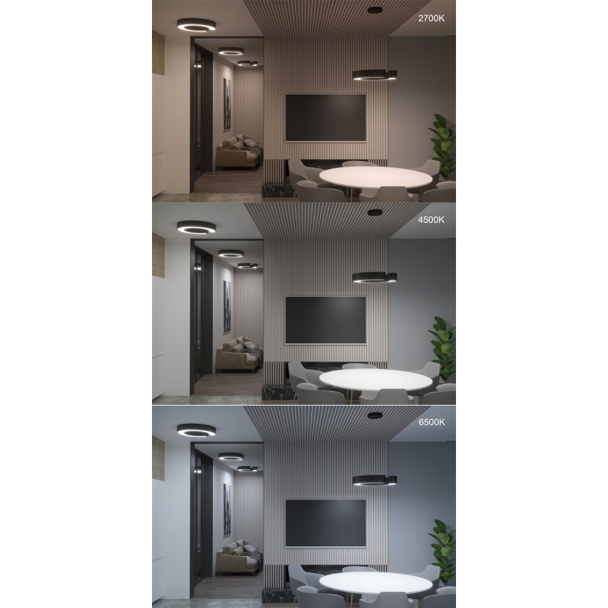 Immax NEO 7133 - LED SMART Hämardatav laevalgusti CÉČKO LED/52W/230V + kaugjuhtimispult 60 cm Tuya ZigBee