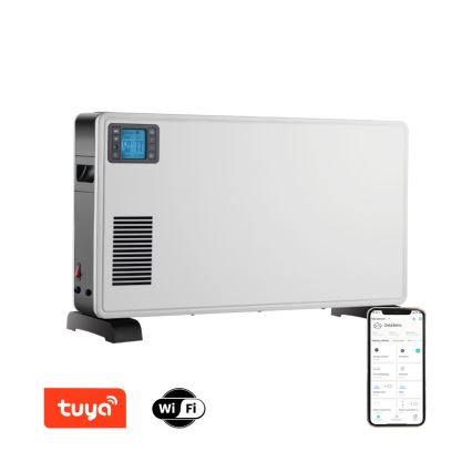 Immax NEO 07760L - Elektriline konvektor küttekeha 1000/1300/2300W LCD/timer/TURBO/termostaat Wi-Fi Tuya + pult