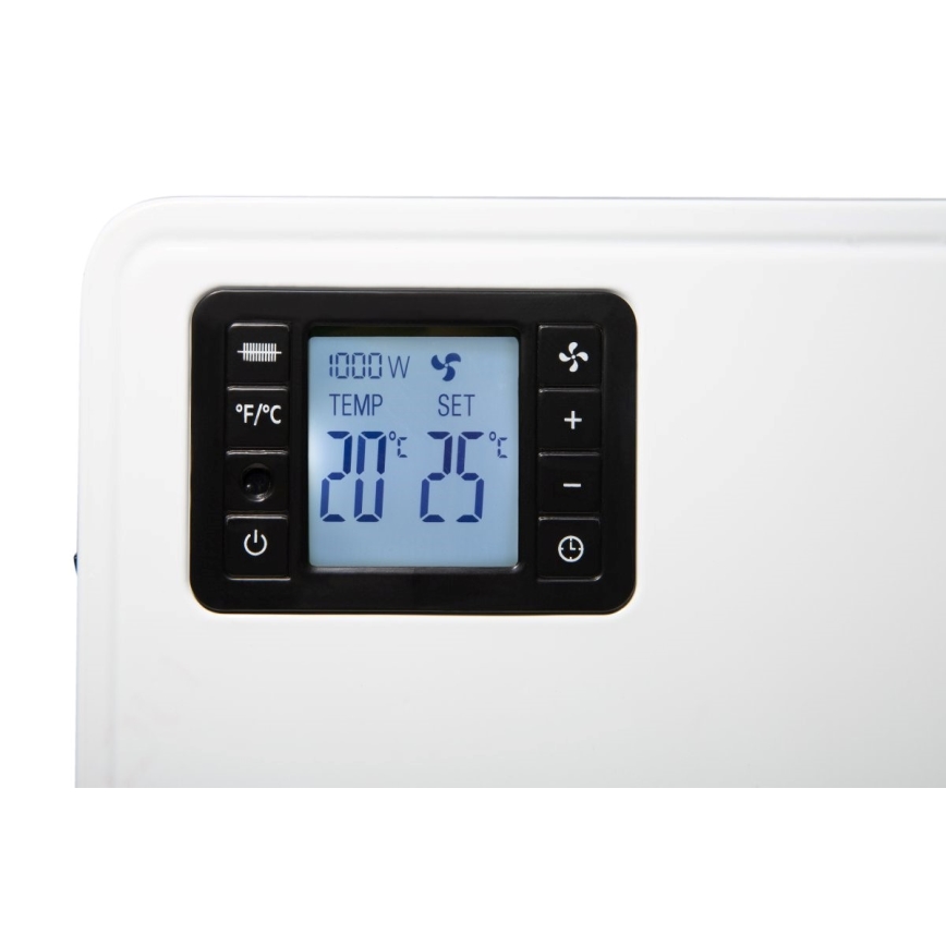Immax NEO 07760L - Elektriline konvektor küttekeha 1000/1300/2300W LCD/timer/TURBO/termostaat Wi-Fi Tuya + pult