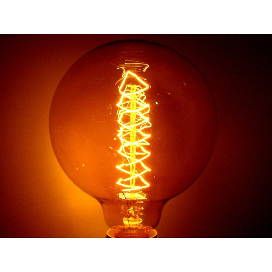 Industriaalne dekoratiivne hämardatav pirn SELRED G125 E27/60W/230V 3000K