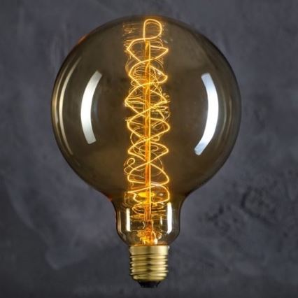 Industriaalne dekoratiivne hämardatav pirn SELRED G125 E27/60W/230V 3000K