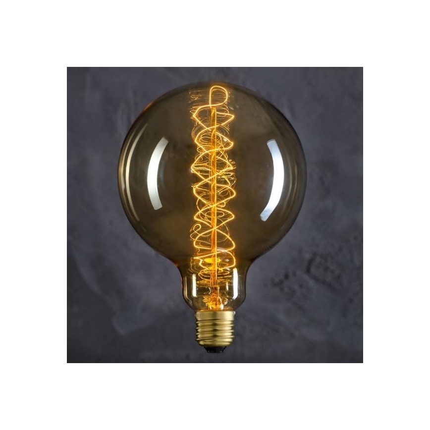 Industriaalne dekoratiivne hämardatav pirn SELRED G125 E27/60W/230V 3000K