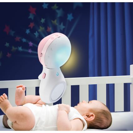 Infantino - Voodri kohal voodile 3-ühes muusikaga 3xAAA roosa