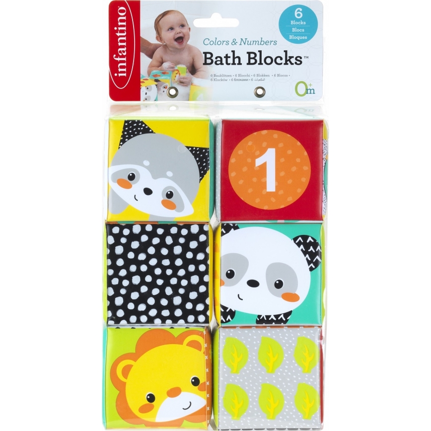 Infantino - Vanniklotsid 6 tk