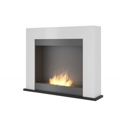 InFire - BIO kamin 87,5x110 cm 3kW valge