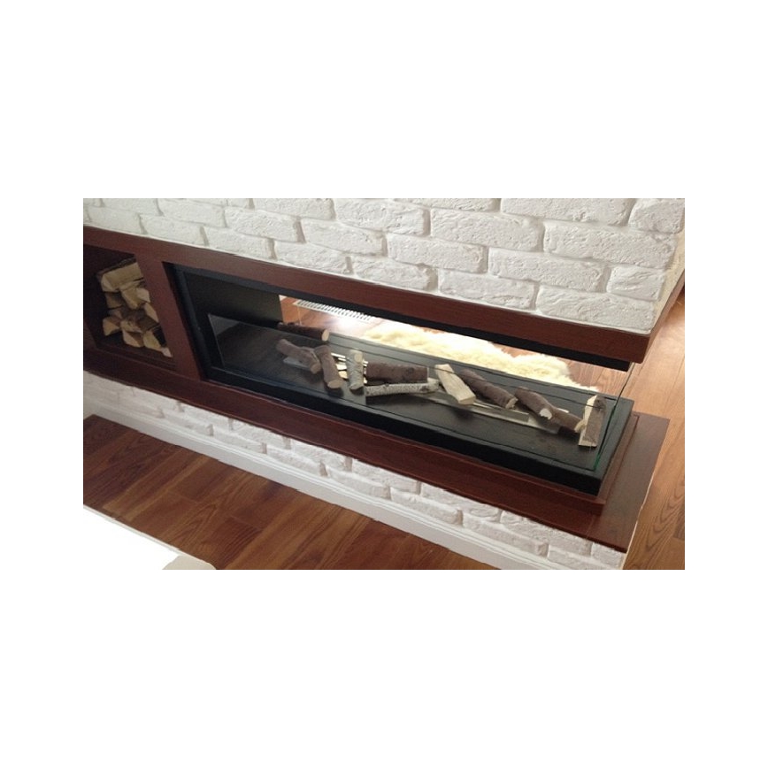 InFire - Biokamin nurka 100x50 cm 3kW kahepoolne