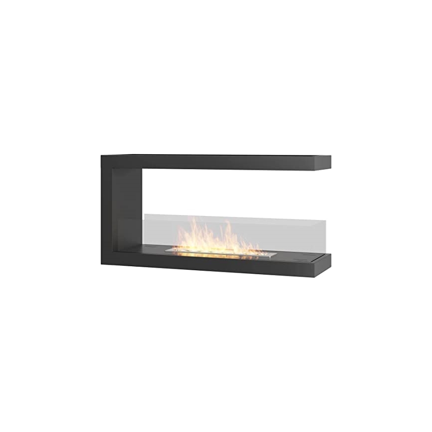 InFire - Biokamin nurka 100x50 cm 3kW kahepoolne