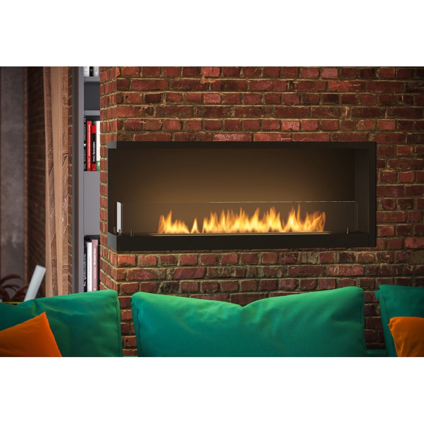 InFire - Biokamin nurka 110x45 cm 3kW must